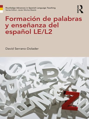 cover image of Formación de palabras y enseñanza del español LE/L2